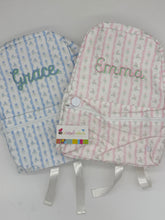 Load image into Gallery viewer, Monogrammed TRVL Design Wipeable Mini Backpack