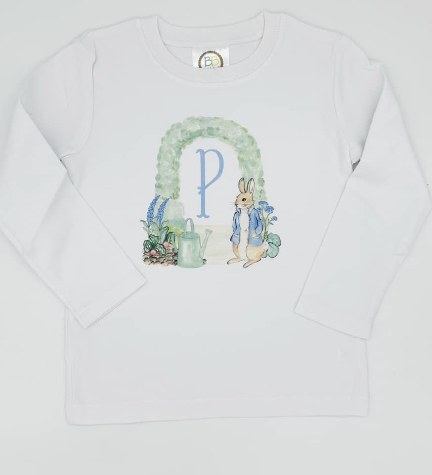 Watercolor Peter's Garden Shirt