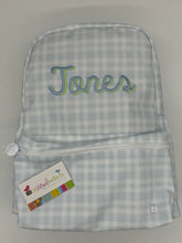 Load image into Gallery viewer, Monogrammed TRVL Design Wipeable Mini Backpack