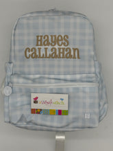 Load image into Gallery viewer, Monogrammed TRVL Design Wipeable Mini Backpack