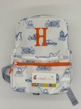 Load image into Gallery viewer, Monogrammed TRVL Design Wipeable Mini Backpack