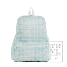 Load image into Gallery viewer, Monogrammed TRVL Design Wipeable Mini Backpack