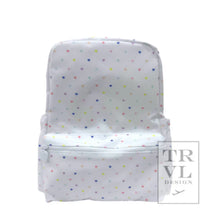 Load image into Gallery viewer, Monogrammed TRVL Design Wipeable Mini Backpack