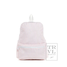 Load image into Gallery viewer, Monogrammed TRVL Design Wipeable Mini Backpack