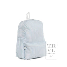 Load image into Gallery viewer, Monogrammed TRVL Design Wipeable Mini Backpack