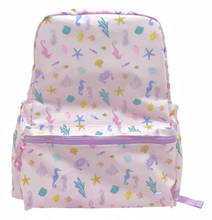 Load image into Gallery viewer, Monogrammed TRVL Design Wipeable Mini Backpack