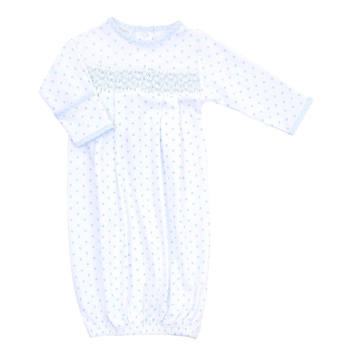 MAGNOLIA BABY - Sam Smocked Blanket - Blue