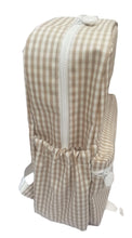 Load image into Gallery viewer, Monogrammed TRVL Design Wipeable Mini Backpack