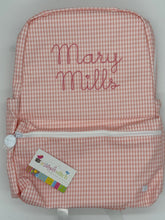 Load image into Gallery viewer, Monogrammed TRVL Design Wipeable Mini Backpack
