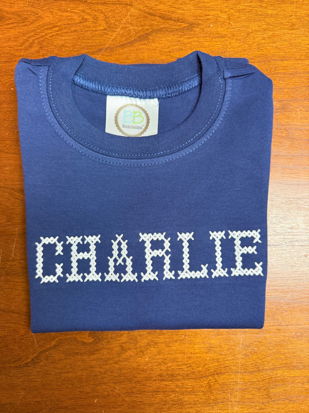 Cross Stitch Embroidered Shirt