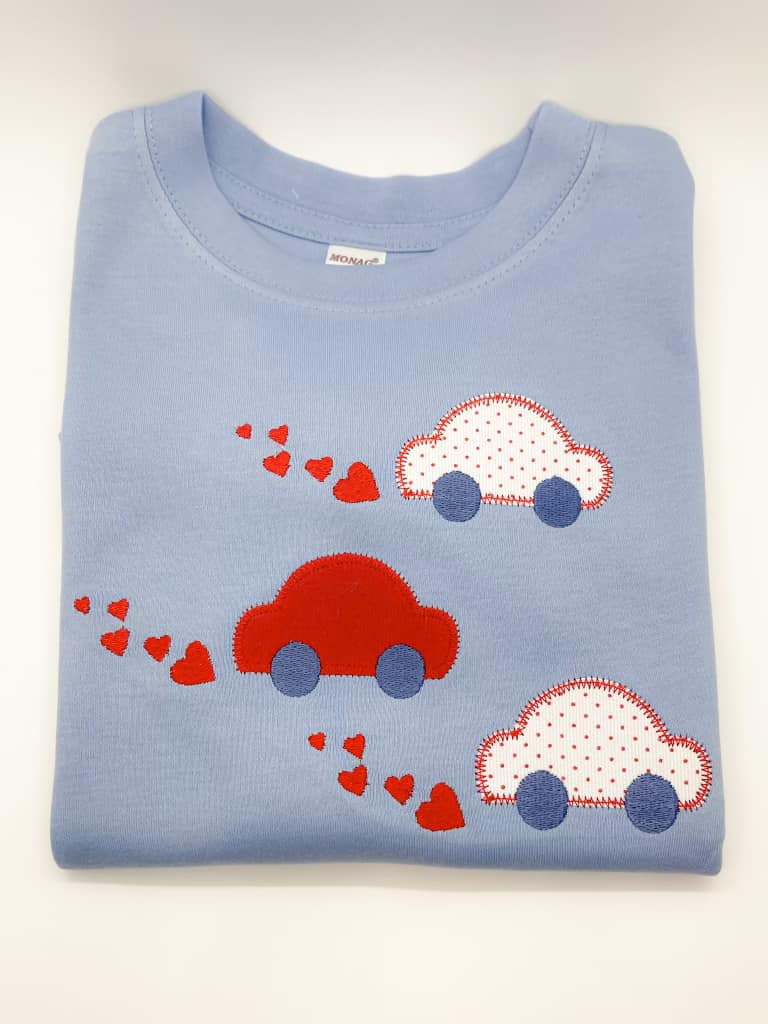 Valentine Car Trio Applique