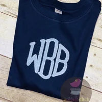 Diamond Applique Monogram Shirt