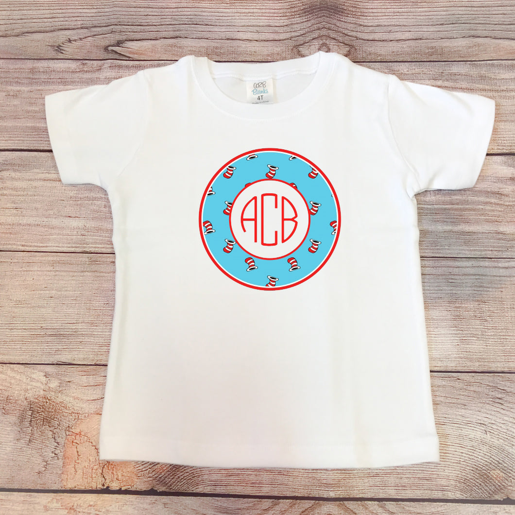 Cat and the Hat Monogram Shirt