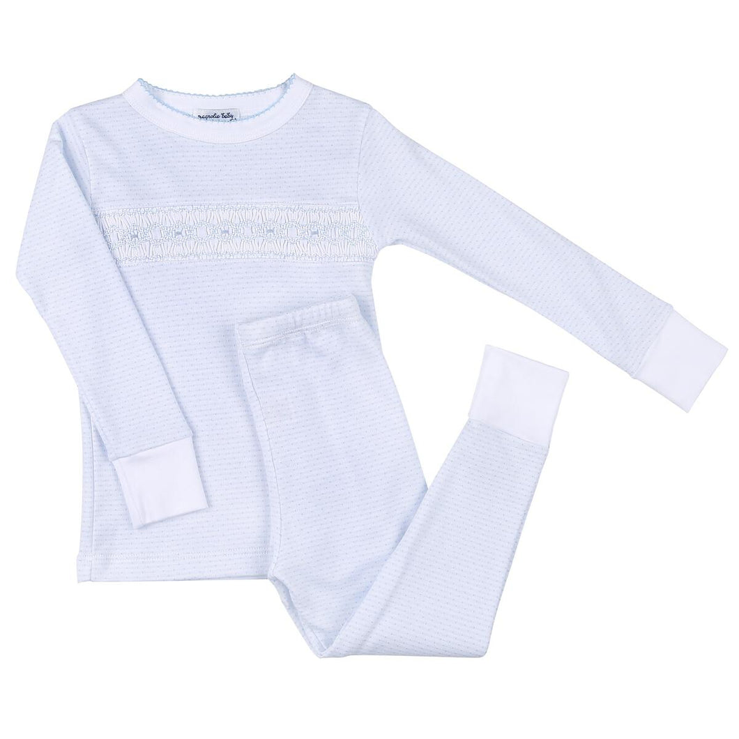 Magnolia Baby Hazel and Hugo Smocked Boy Pajama