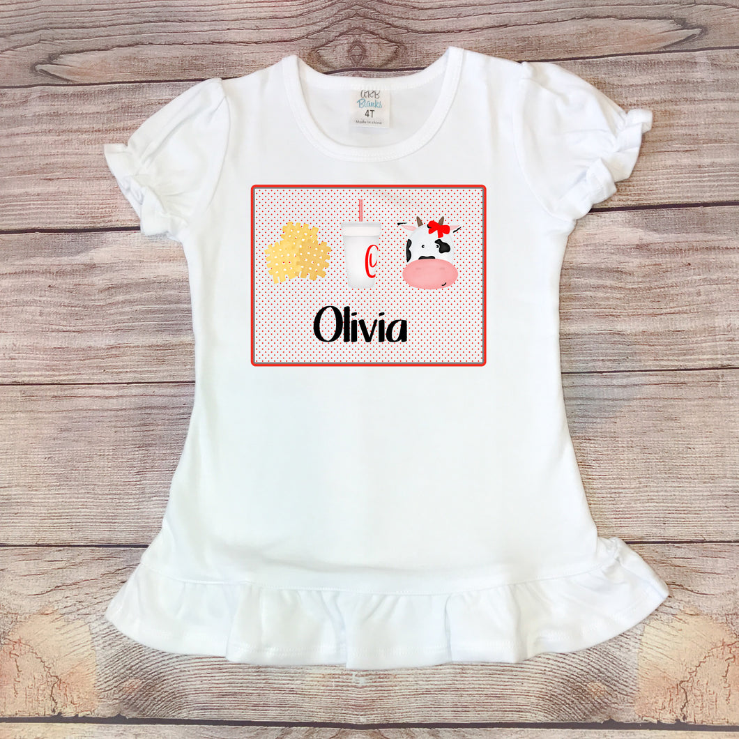 Chick-fil-a Lover's Polka dot Shirt