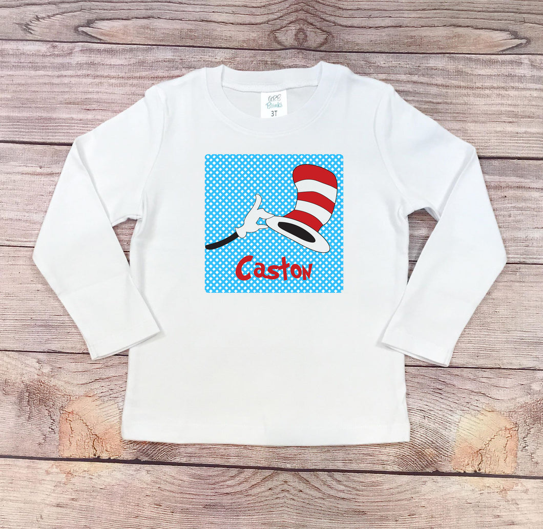 Cat and the Hat - Hat Shirt