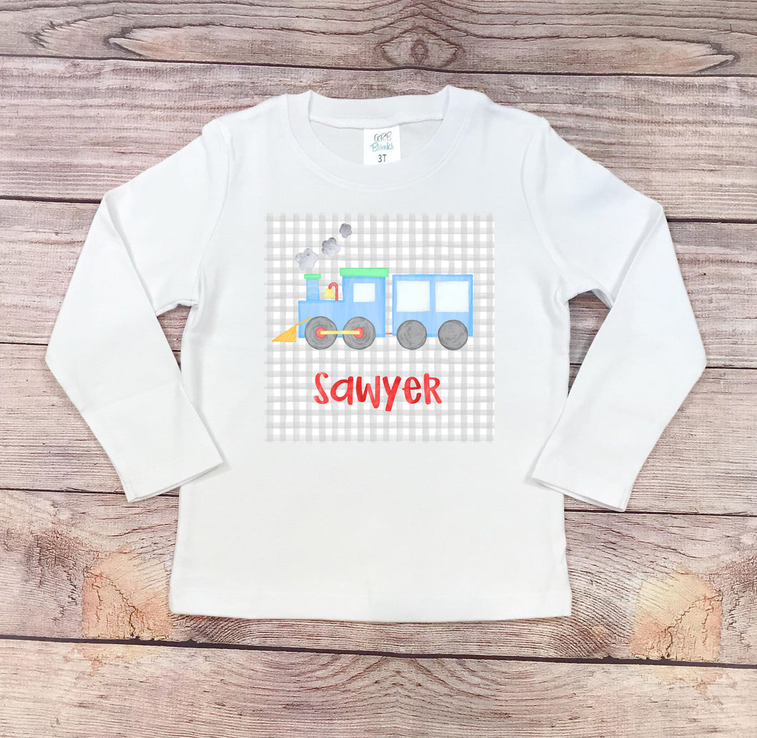 Train Watercolor Shirt