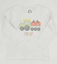Load image into Gallery viewer, Pumpkin Train Stitched Shirt
